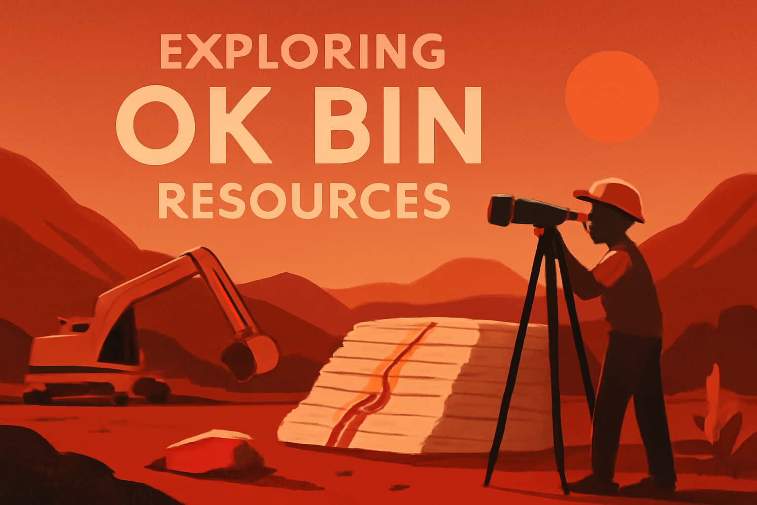An informative visual representation of Exploring Ok Bin Resources.