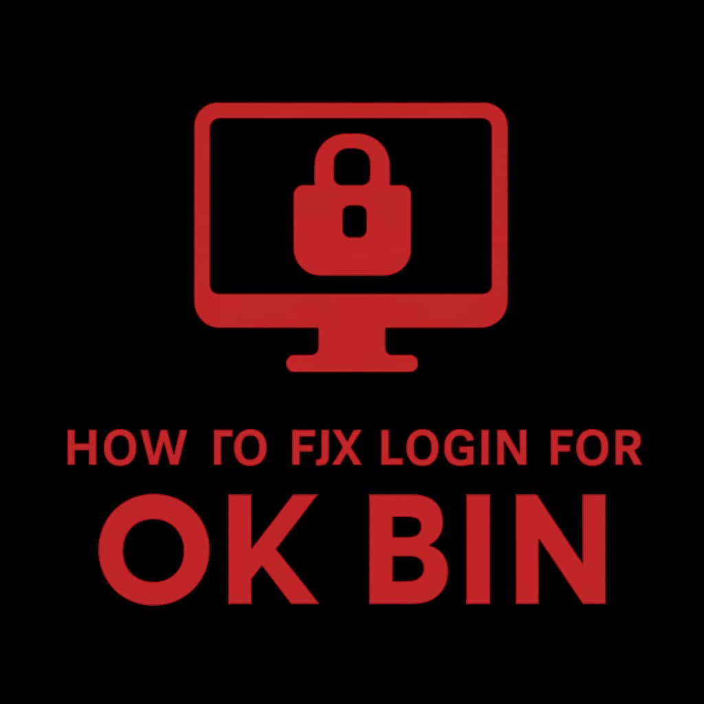 Icon representing login assistance for Ok Bin.