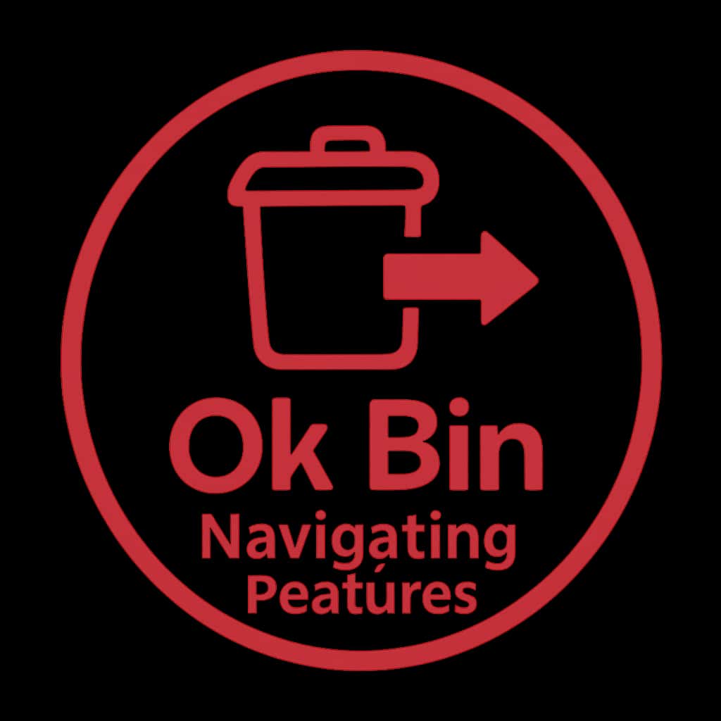 An icon indicating guidance on Ok Bin features.